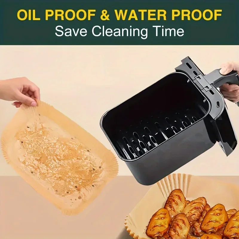 Rectangular Airfryer Paper Liners