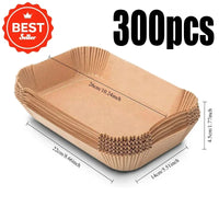 Rectangular Airfryer Paper Liners